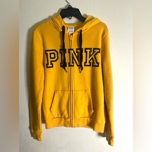PINK Victoria's Secret Yellow Hoodie